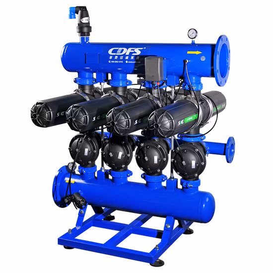 Automatisches Rückspül-Scheibenfiltersystem, Preis für Wasserfiltersystem für Wasseraufbereitungsanlage/Umkehrosmoseanlage/Meerwasserentsalzung/Tropfbewässerung