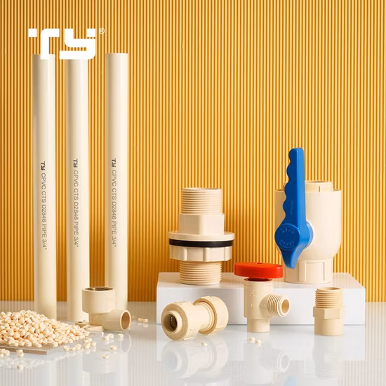 CPVC ASTM D2846 CPVC-Verbundrohrverschraubung für die Wasserversorgung für Polyvinylchlorid/Polyvinylchlorid CPVC